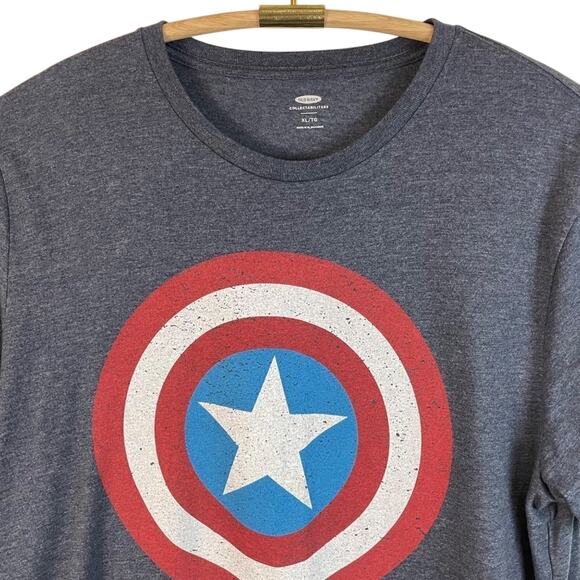 Old Navy Collectabilitees Marvel Captain America Tee Size XL - Picture 2 of 8